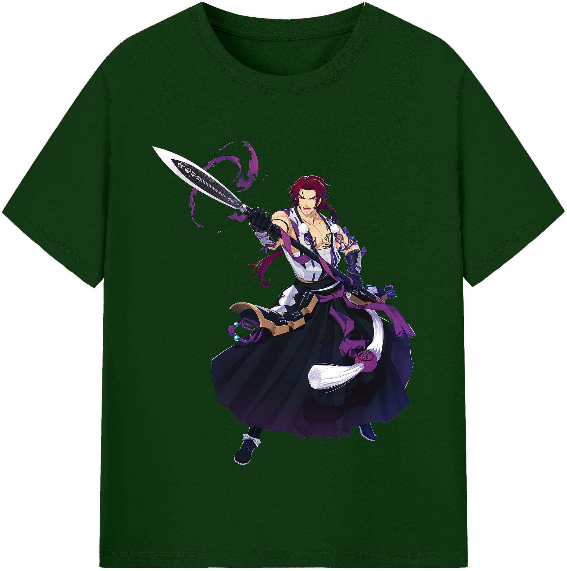 （画像用） 刀剣乱舞 Touken Ranbu 綿100％半袖Tシャツ（フロントプリント）